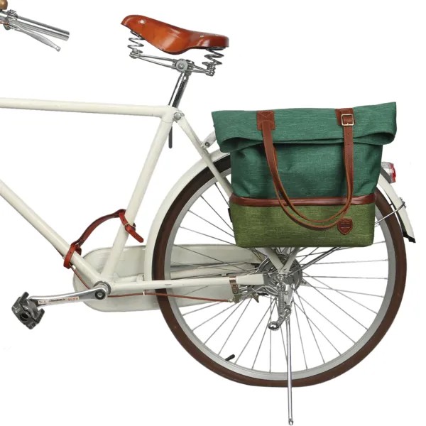 Tourbon сумка для ланча в стиле ретро на велосипед, сумка-переноска на заднее сиденье велосипеда, сумка-холодильник с изоляцией, сумка для хране...
