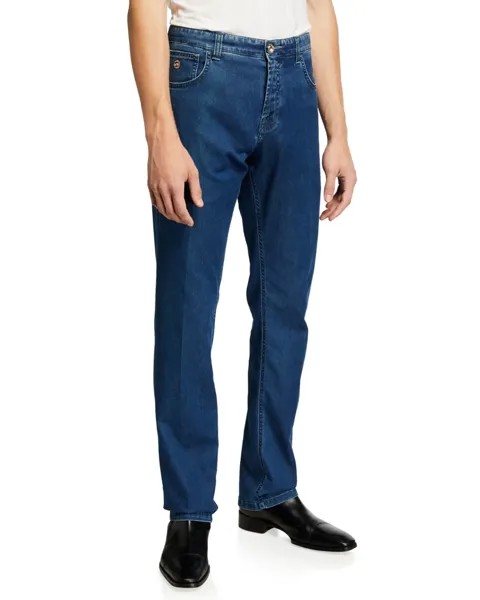 Мужские джинсы узкого кроя Stefano Ricci, цвет Light Blue