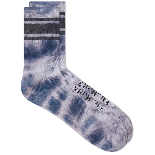 Носки Satisfy Merino Tube Socks, цвет Ink Tie Dye