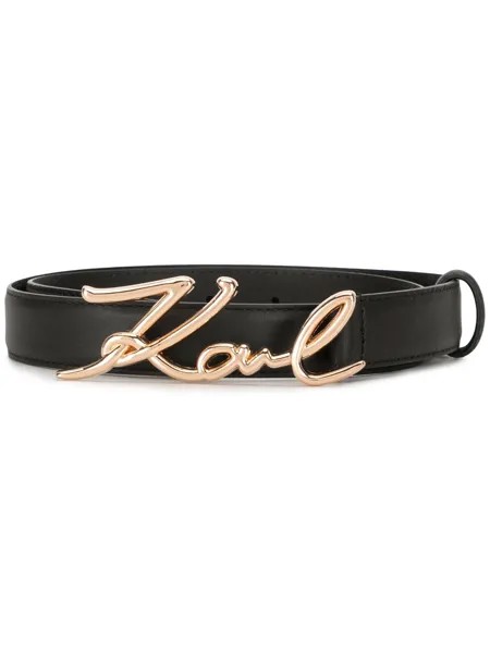 Karl Lagerfeld ремень логотипом на пряжке