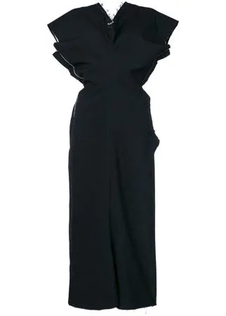 Comme Des Garçons Pre-Owned платье с необработанными краями