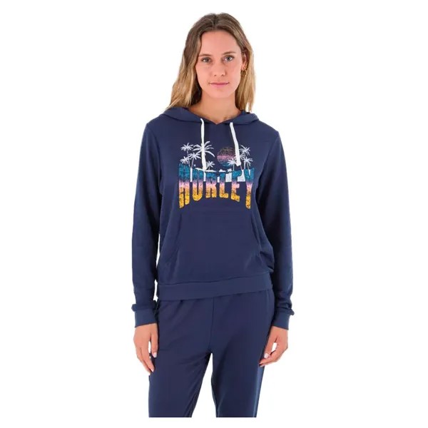 Худи Hurley Delilah Burnout Perfect, синий