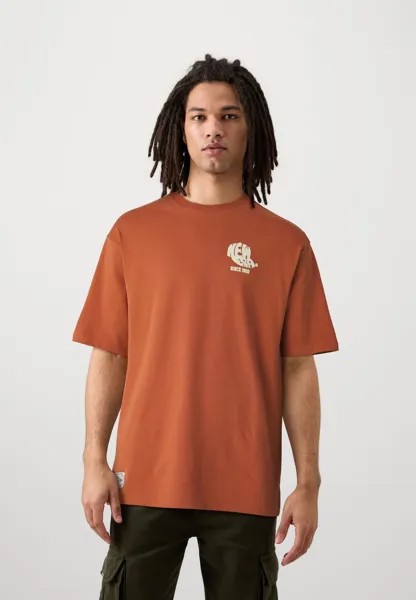 Футболка с принтом GRAPHIC TEE New Era, абрикос