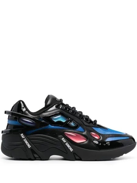 Raf Simons кроссовки со вставками, черный