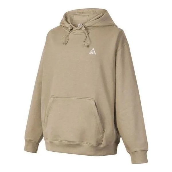 Толстовка Nike ACG Therma-FIT Fleece Pullover Hoodie 'Khaki', хаки