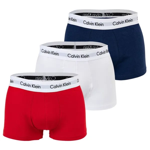 Обычные боксеры Calvin Klein, синий/светло-красный/белый