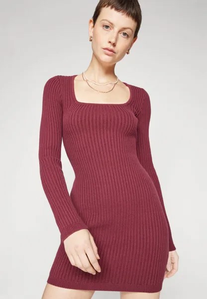 Платье-свитер Sweater Dress Hollister Co., БОРДОВОЕ