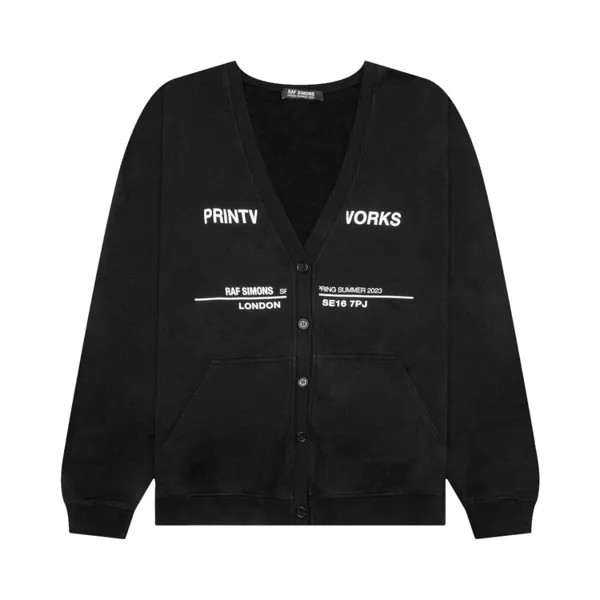 Кардиган Raf Simons Tour 'Black', черный