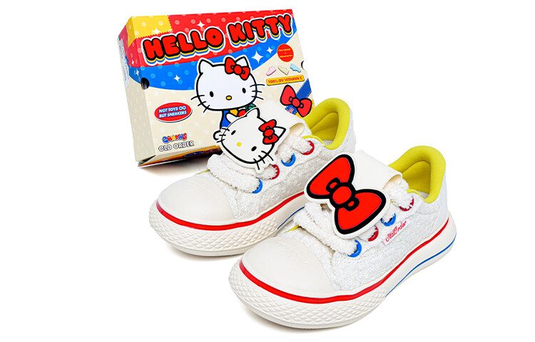 Sanrio X Canvas Shoes Unisex Low-top Красный/желтый/синий/белый Old Order