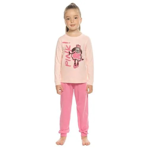 Пижама Pelican для девочек, размер 2, розовый