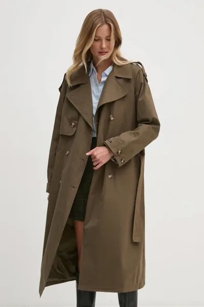 Тренч BIANCA Pepe Jeans, зеленый