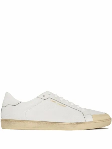 Кеды Court Classic Saint Laurent, белый