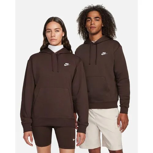 Худи спортивное NIKE Sportswear Club, размер S, , коричневый
