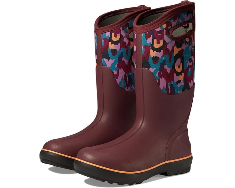 Ботинки Bogs Classic II Tall Ikat, цвет Burgundy Multi