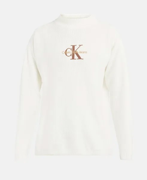 Джемпер с длинными рукавами Calvin Klein Jeans, цвет Wool White