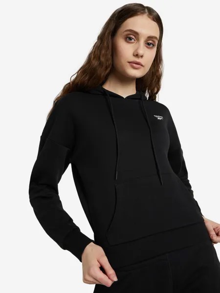 Худи женская Reebok French Terry Hoodie, Черный