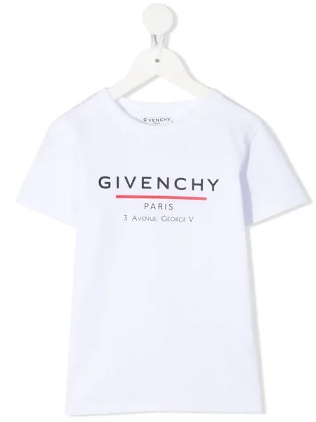 Givenchy Kids футболка с логотипом