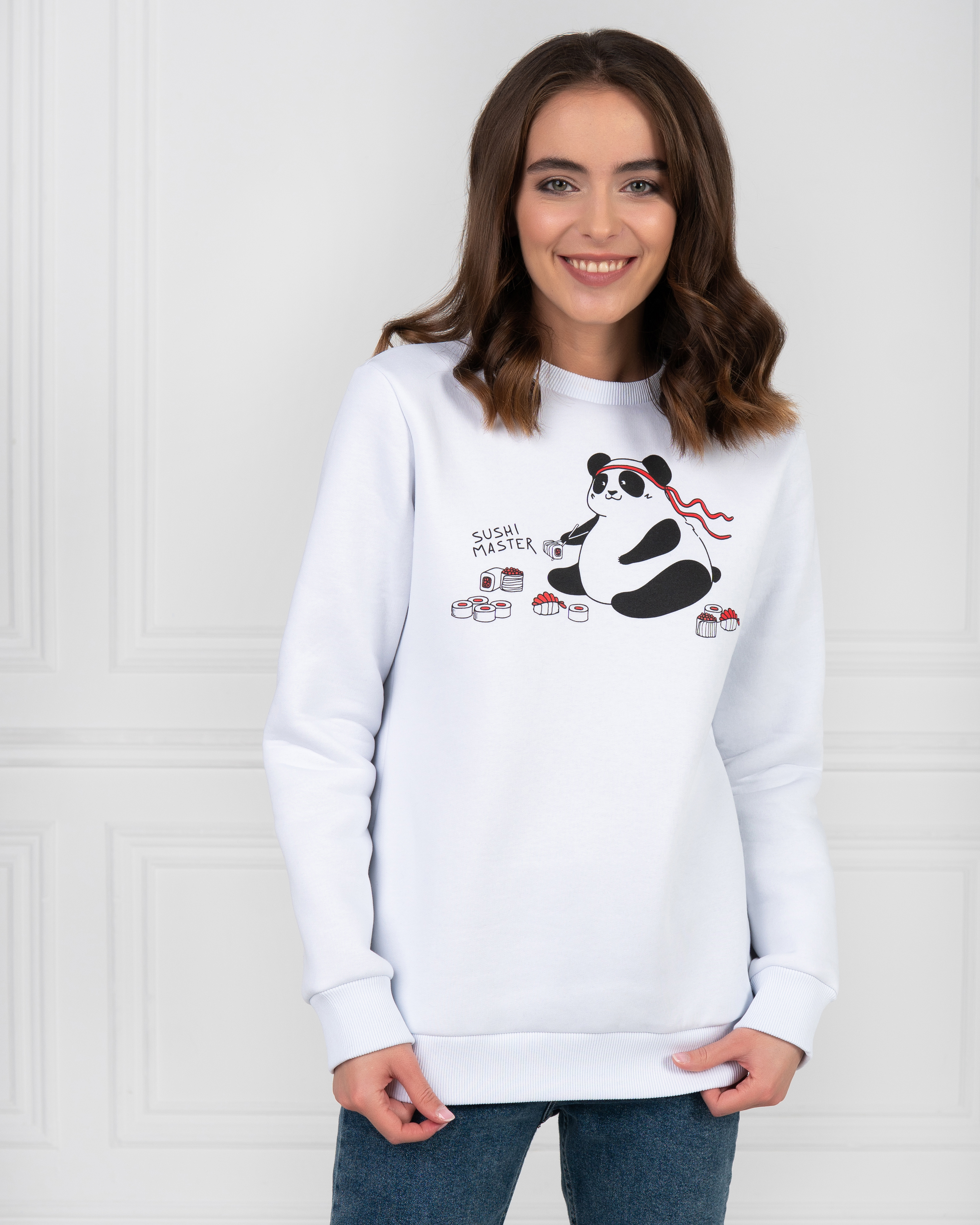 Свитшот женский BARMARISKA 4630073083240 белый XL