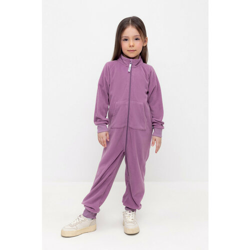 Комбинезон crockid ФЛ 60006/6 ГР, открытая стопа, размер 56/110, фиолетовый