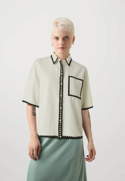 Рубашка-блузка VMNADIA Vero Moda, бежевый