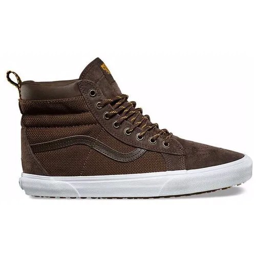 Кеды VANS Sk8-Hi, демисезонные, размер 36, коричневый
