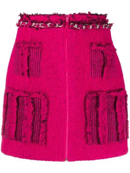 Loulou трикотажная юбка мини с бахромой
