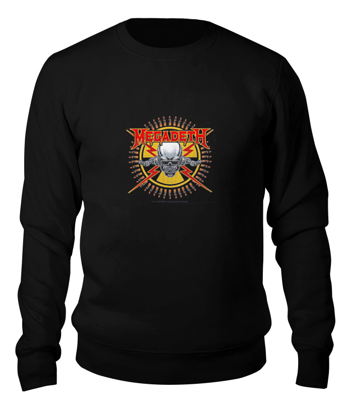 Свитшот унисекс Printio Megadeth черный XL