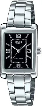 Японские наручные  женские часы Casio LTP-1234DD-1A. Коллекция Analog