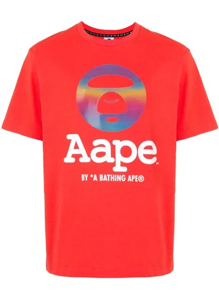 AAPE BY *A BATHING APE® футболка с логотипом