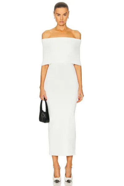 Платье Wardrobe.Nyc Off The Shoulder, белый