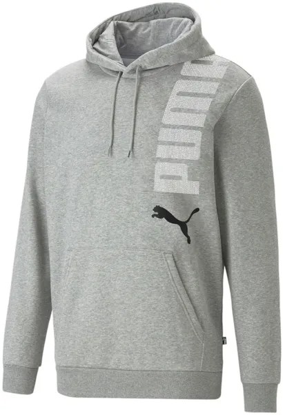 Толстовка Puma, светло-серый/пестрый серый