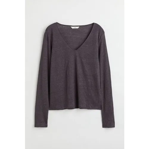 Лонгслив H&M, размер XS, серый