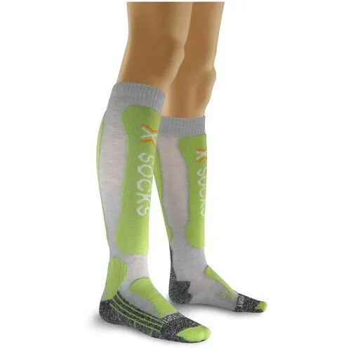 Женские носки X-Socks высокие, размер 35/36, серый