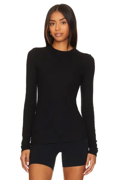 Топ Splits59 Louise Rib Long Sleeve, черный