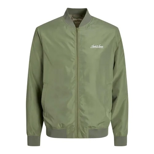 Бомбер Jack & Jones, размер M, зеленый