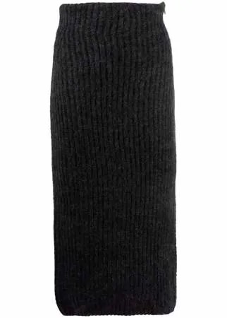 Fendi high-waisted knit pencil skirt
