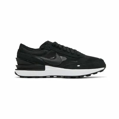 Детские кроссовки Nike Waffle One Black/Black-White-Orange (DC0481 001)