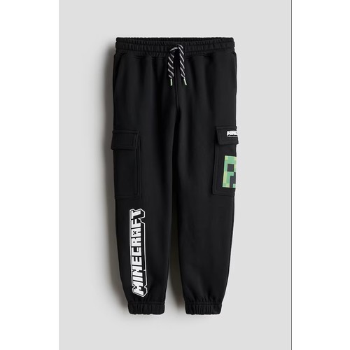 Брюки спортивные H&M, размер 134, черный