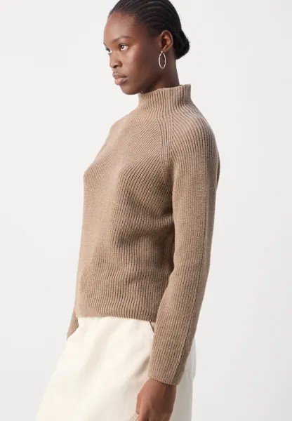 Вязаный свитер LONGSLEEVE STAND UP COLLAR Marc O'Polo, коричневый