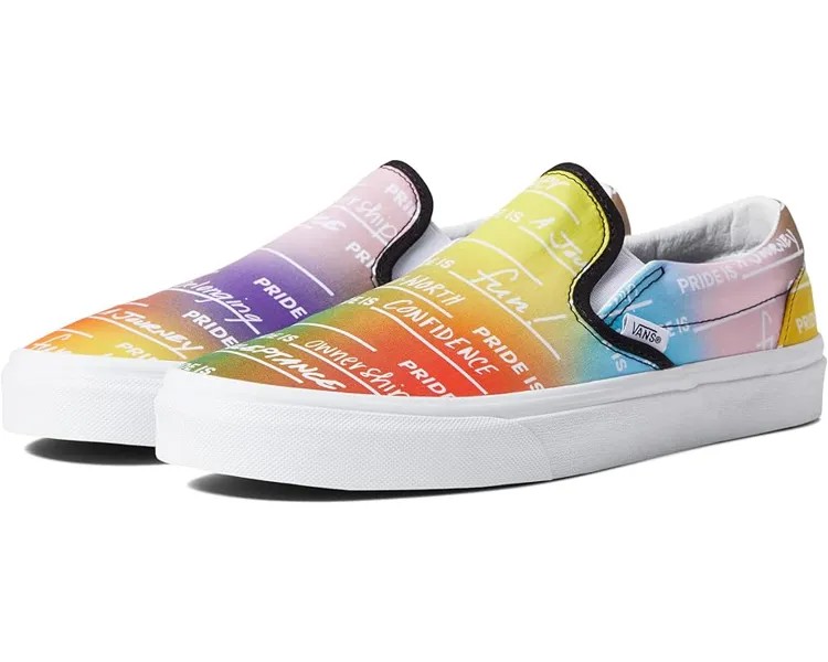 Кроссовки Vans Vans X Pride Sneaker Collection, цвет Rainbow/True White