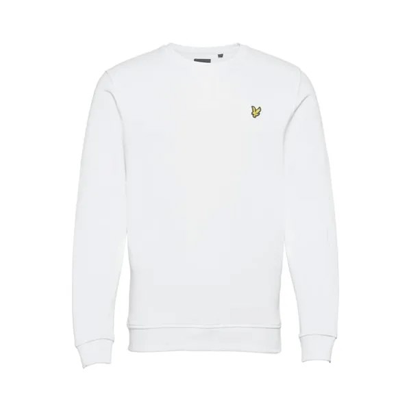 Толстовка-Пуловер с круглым вырезом Lyle & Scott, белый