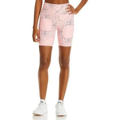 Женские розовые обтягивающие эластичные велосипедные шорты Aqua XS BHFO 4684
