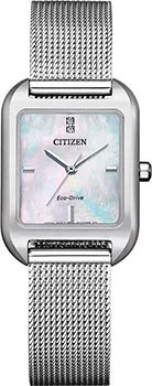 Японские наручные  женские часы Citizen EM0491-81D. Коллекция Eco-Drive