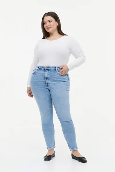 Джинсы женские H&M 1012461007 голубые 58 IT (доставка из-за рубежа)