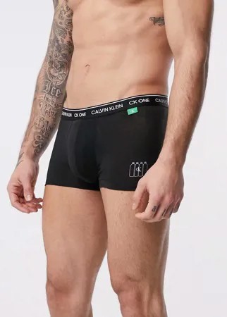 Боксеры-брифы из переработанного материала Calvin Klein CK One-Черный