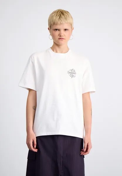 Футболка с принтом Blaze Carhartt WIP, белый/черный