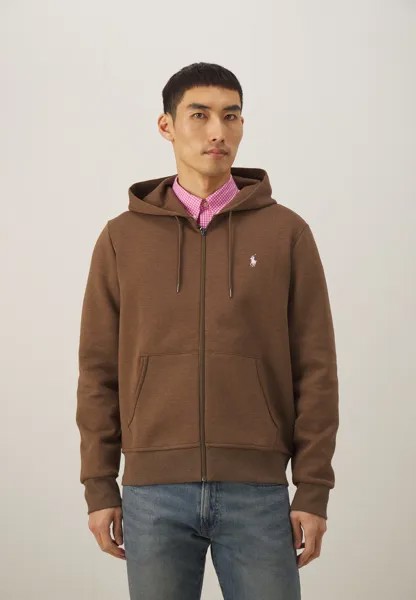 Толстовка на молнии Polo Ralph Lauren HOOD LONG SLEEVE, цвет cedar heather