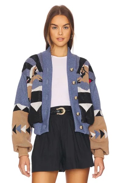 Куртка Hayley Menzies Sunrise Rodeo Bomber, цвет Western Blue