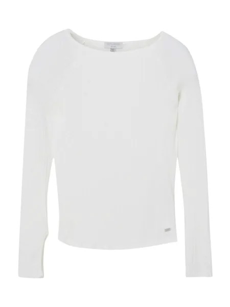 Лонгслив Pull&Bear, белый