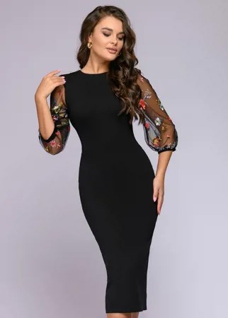 Вечернее платье женское 1001dress 0122001-02218BF черное 44